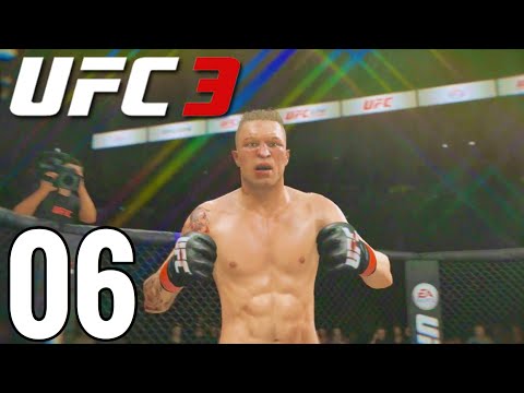 UFC 3 Career Mode Walkthrough Part 6 - BRUTAL FINISH!