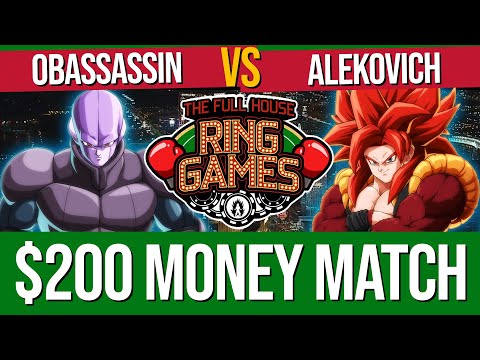 [DBFZ] $200 Money Match - OBAssassin vs Alekovich FT5 - Full House @ Player 1 Arcade