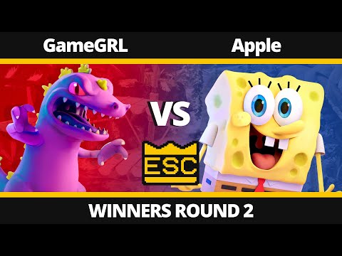 ESC 17 Winners Round 2 - GameGRL (Reptar) Vs. Apple (SpongeBob) - Nickelodeon All-Star Brawl