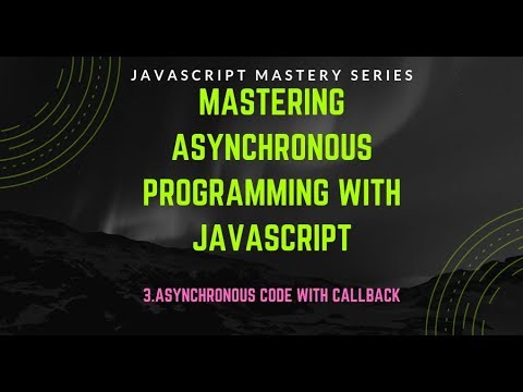 3 Asynchronous Code With Callback Asynchronous Javascript In Bangla