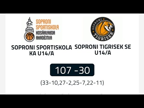 Soproni Sportiskola KA U14 A-Soproni Tigrisek SE U14 A