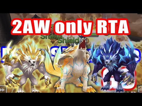 【Summoners War | Curry's RTA】2AW only RTA, they are small but so strong and over nat5s!