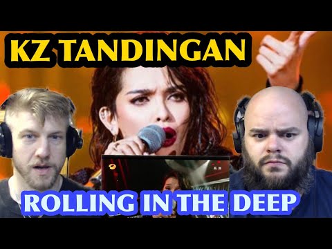 KZ TANDINGAN - ROLLING IN THE DEEP (Adele cover) 🤘😎😀 metalheads reaction