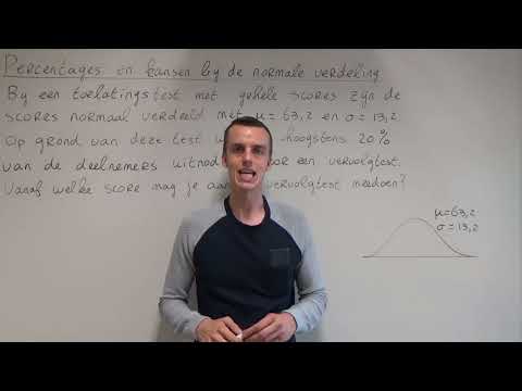 Percentages and probabilities in the normal distribution (VWO mathematics A/C)