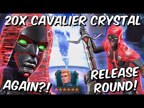 20x 6 Star Guillotine 2099 Cavalier Crystal Opening Release Round! - Marvel Contest of Champions
