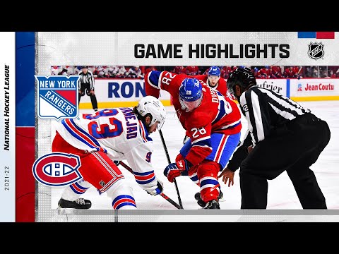Rangers @ Canadiens 10/16/2021 | NHL Highlights