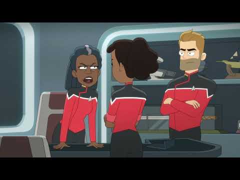 "I don't know if I can call you my dougther anymore!" Capt Freeman to Ensign Mariner