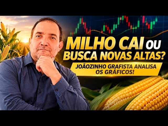 Milho Cai ou Busca Novas Altas? Joãozinho Grafista Analisa os Gráficos!