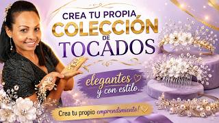 💎TOCADOS para el cabello - Cómo hacer TOCADOS de Novia Elegantes