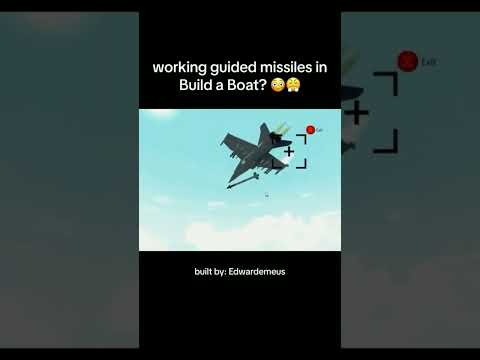Working guided missiles in Build a Boat 😳😤 #roblox #robloxedit #shorts