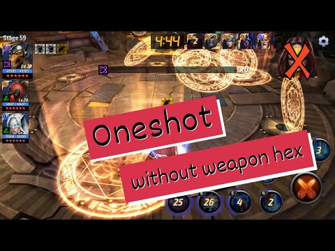Oneshot Ebony(Stage 59) without Weapon Hex and Phyla Vell.