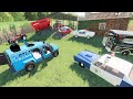 Cops and swat find tons of stolen tractors and cars | Back in my day 15 | Farming Simulator 19