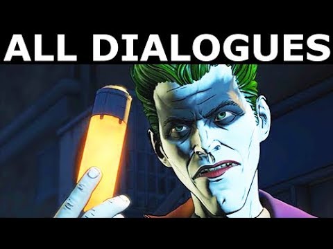 Joker Gives Bruce The Virus - All Dialogues - BATMAN Season 2 The Enemy Within Episode 5