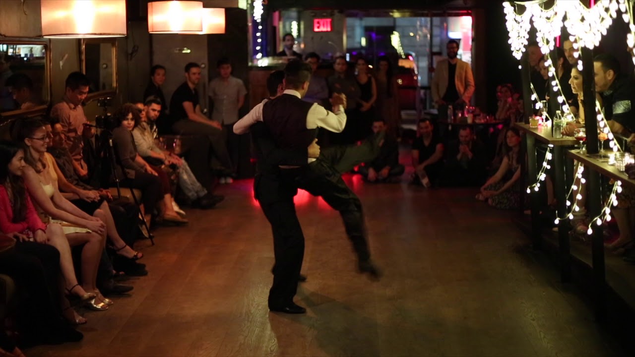 Sergio Martin & Juan David Bedoya at Milonga El Destino