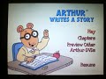 Arthur Writes A Story DVD Menu Walkthrough 2003