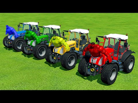 LOAD AND TRANSPORT EGGS WITH HULK RIGI TRAC TRACTORS - Farming Simulator 22