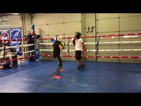 Jaiden vs Olivia Garden City Boxing Club Ks