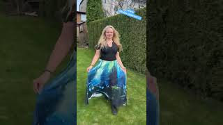 Dámská maxi sukně Motýli v lese Venezia vel. L/XL