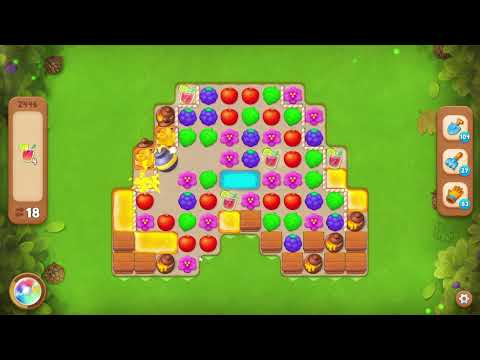 Gardenscapes 2446 Level - 28 moves - NO BooSTERS