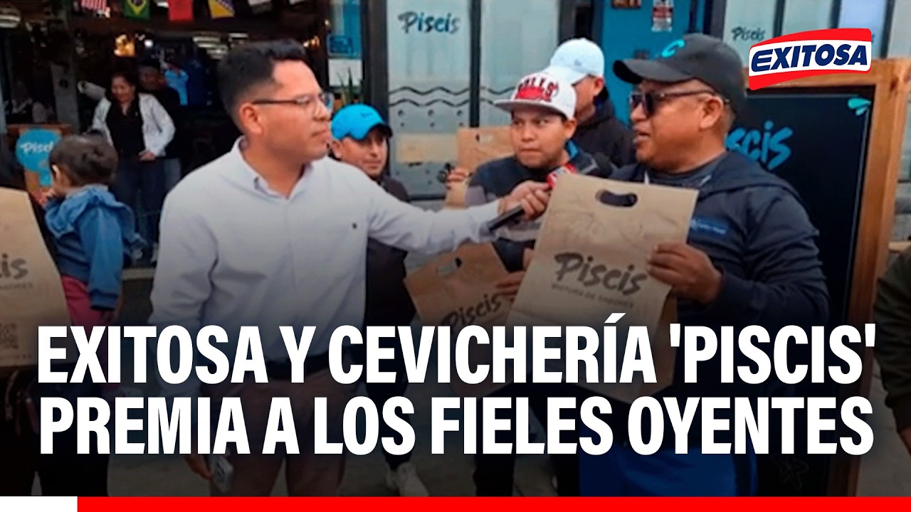 🔴🔵 Exitosa y Piscis premian tu sintonía con 20 ceviche guerreros