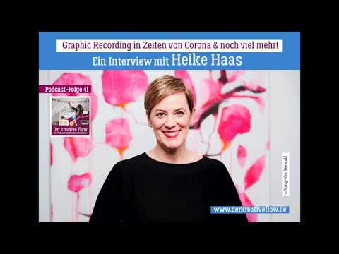 Podcast "Der kreative Flow": Folge 41 – Graphic Recording in Zeiten von Corona (Gast: Heike Haas)