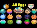 Ethereal Workshop All Eggs My Singing Monsters 4k