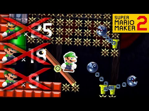 World Record Speedrun of Losing Lives in Mario Maker! Endless Expert Part 6