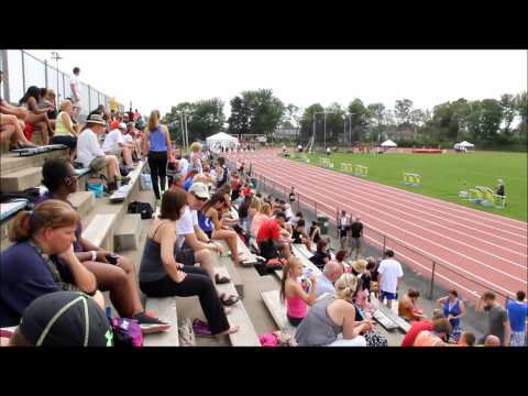 Artabaz Nazari & Mike Whitcomb 100m - 2014 Atlantic Championships