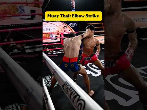 MUAY Thai: Elbow Strike😬☠️ #muaythai #tutorial #mma #boxing #kickboxing #shortfeed #ytshorts