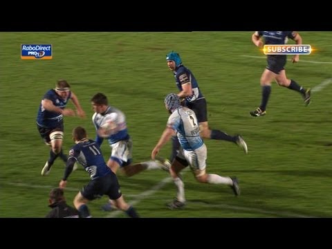 Cracking Peter Horne Try -  Leinster v Glasgow Warriors 23nd March 2013