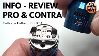 Hellvape Helheim S RDTA | Verdampfer der Göttin Hel? | Info Review