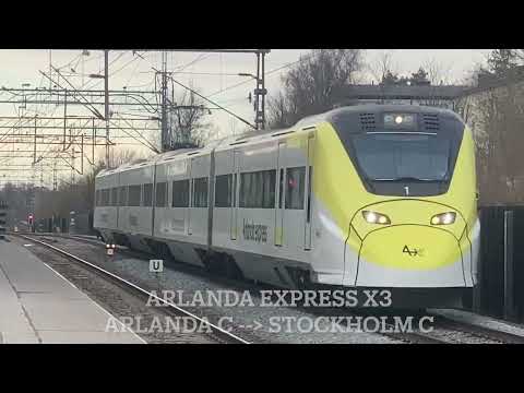 Svenska Tåg del 28 | Swedish Trains Part 28 – Häggvik Station, mars 2025 🚆