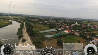 Flight over Darasti Ilfov with Disco Parrot wing