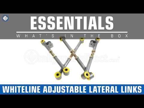 Whiteline Subaru WRX/STI Adjustable Lateral Links- Whats in the Box?