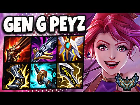 Jinx vs Aphelios ADC [ Gen G Peyz ] Korea Challenger Patch 13.10 ✅