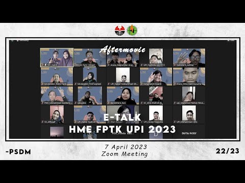[AFTERMOVIE] : E-TALK HME FPTK UPI 2023