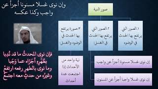 صورة 15  شرح ملح الناد للشيخ عامر بهجت - تتمة النية في الطهارة