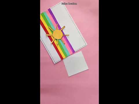 A gift for the teacher with white paper #shorts #youtubepartner #salhacreation