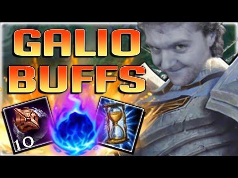 THESE NEW GALIO BUFFS ARE SO BUSTED!! NEW FULL AP GALIO MID GAMEPLAY - League of Legends