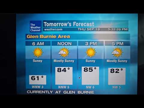 WeatherStar XL simulator (September 18, 2025)