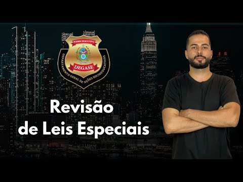 Reta Final - Concurso DEGASE RJ | Revisão de Leis Especiais | Prof. Edinael