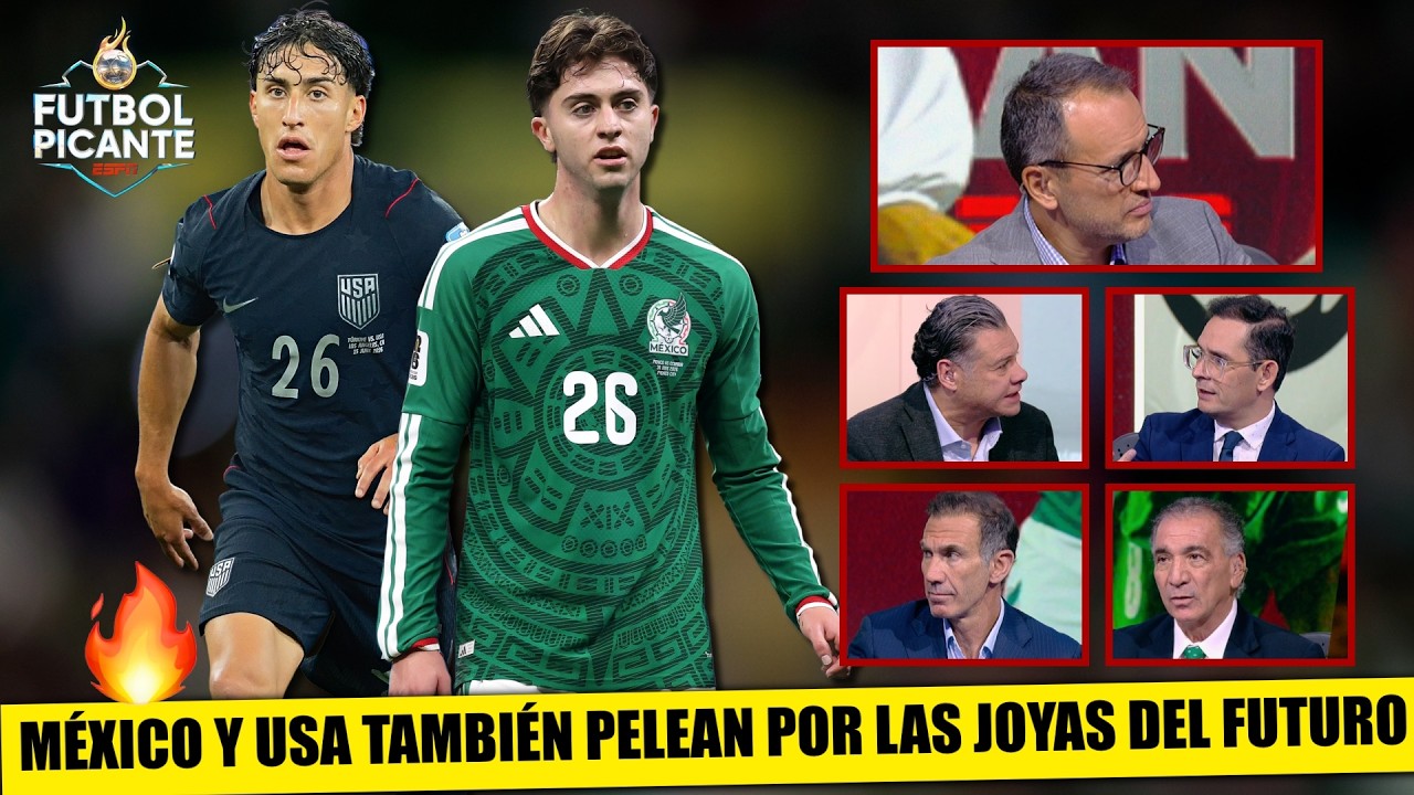 LA LUCHA entre MÉXICO y ESTADOS UNIDOS también es por el TALENTO JOVEN del FÚTBOL | Futbol Picante