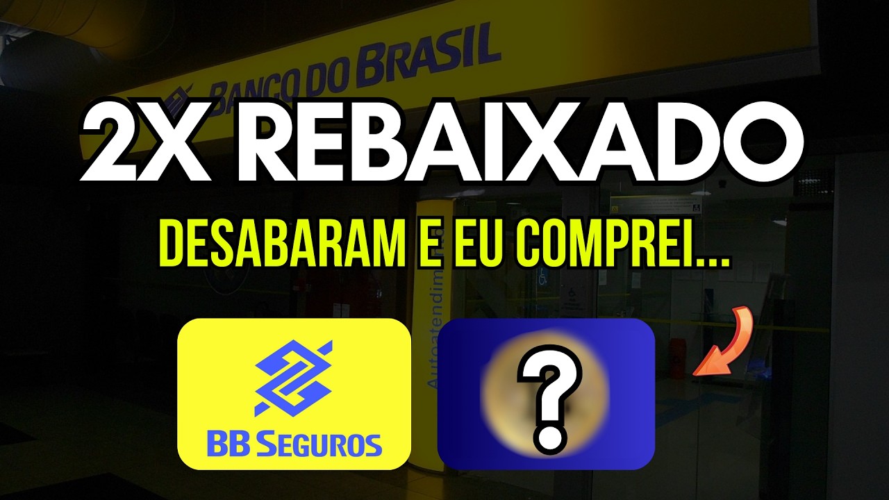 Comprei BB Seguridade (bbse3) Rebaixada e outro ativo sofrendo, bitcoin não tem fundo?