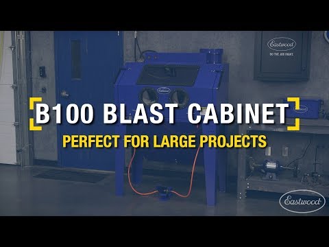 Stripping Paint & Rust From Pedal Car - B100 Blast Cabinet - Eastwood