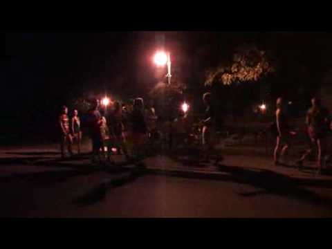 IU at night: campus tour