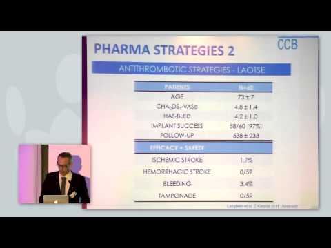 Post device implant; follow-up and pharma strategies after LAA Occlusion