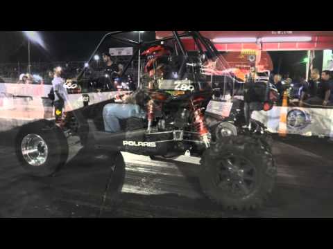 Polaris RZR 1000 With Turbo and Motor Mods at a  RACE TRACK 1/4th Pass!
