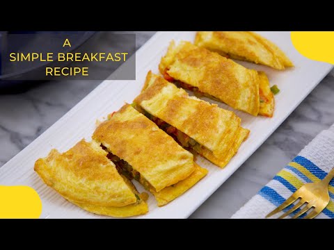 A SIMPLE BREAKFAST RECIPE EVERYONE WILL LOVE! - VEGETABLE OMELETTE - ZEELICIOUS FOODS