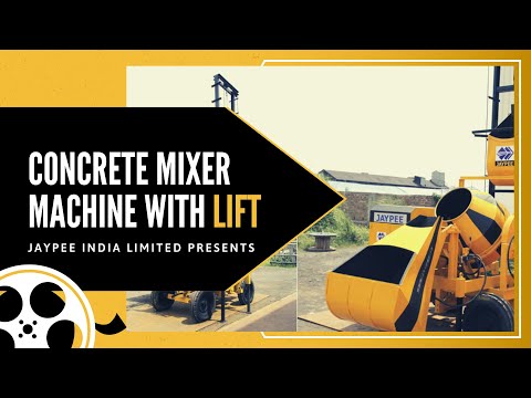 Mobile Concrete Mixer With Hopper