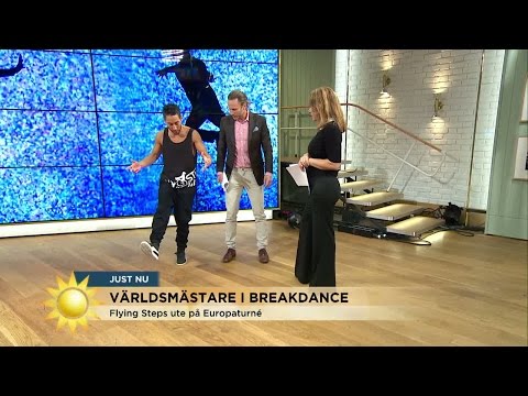 Här lär sig Peter dansa - av världsmästaren i breakdance - Nyhetsmorgon (TV4)